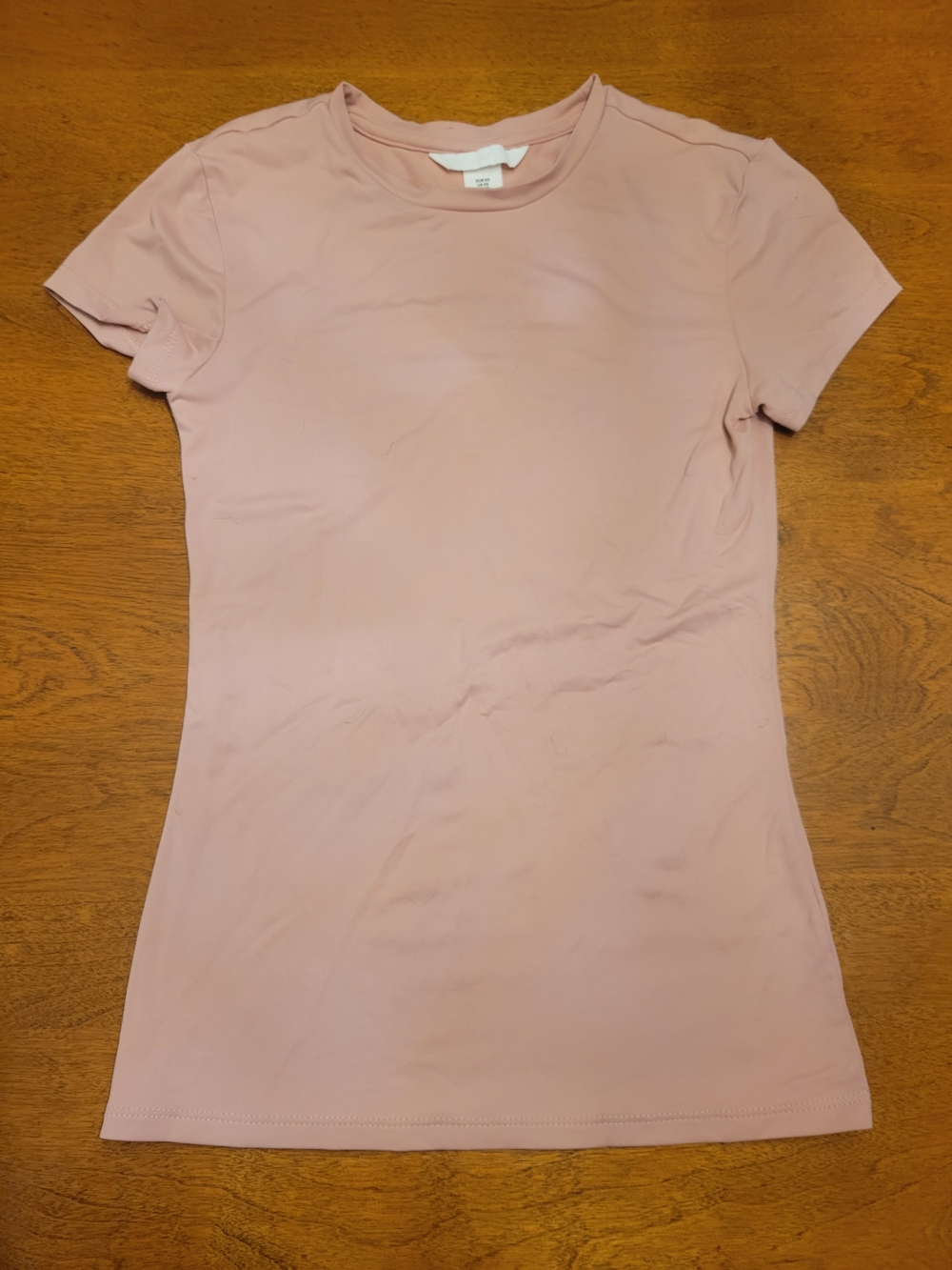 H&M Short Sleeve Crewneck Tee - Blush Pink | XS